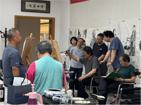 “走遍中国”河曲写生:以翰墨致意粗拙,于图画彰显个性