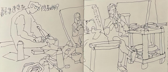 “走遍中国”河曲写生:以翰墨致意粗拙,于图画彰显个性